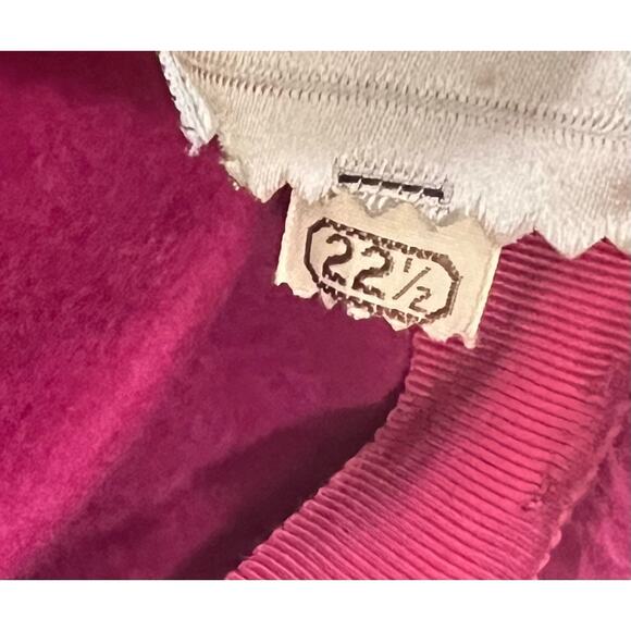 Vintage Gwen Pennington Hat Pink Faux Fur Fluffy Pillbox w/ Triangular Details - Picture 11 of 12